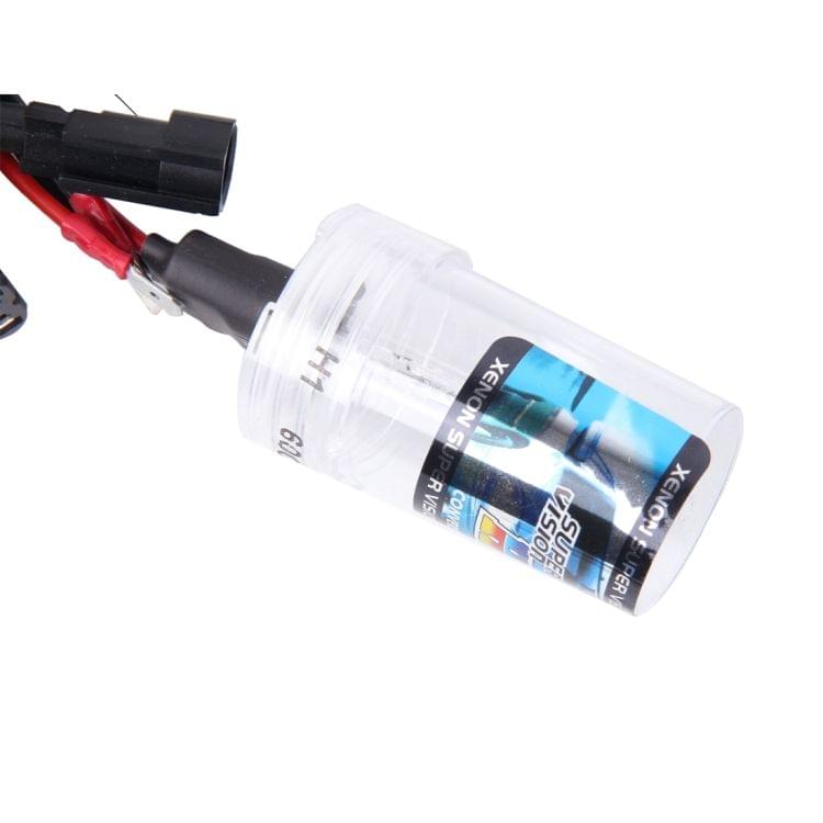 2PCS DC12V 35W H1 2800 LM HID Xenon Light Single Beam Super Vision Waterproof Head Lamp, Color Temperature: 6000K(White Light)