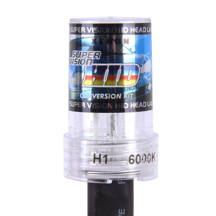 2PCS DC12V 35W H1 2800 LM HID Xenon Light Single Beam Super Vision Waterproof Head Lamp, Color Temperature: 6000K(White Light)