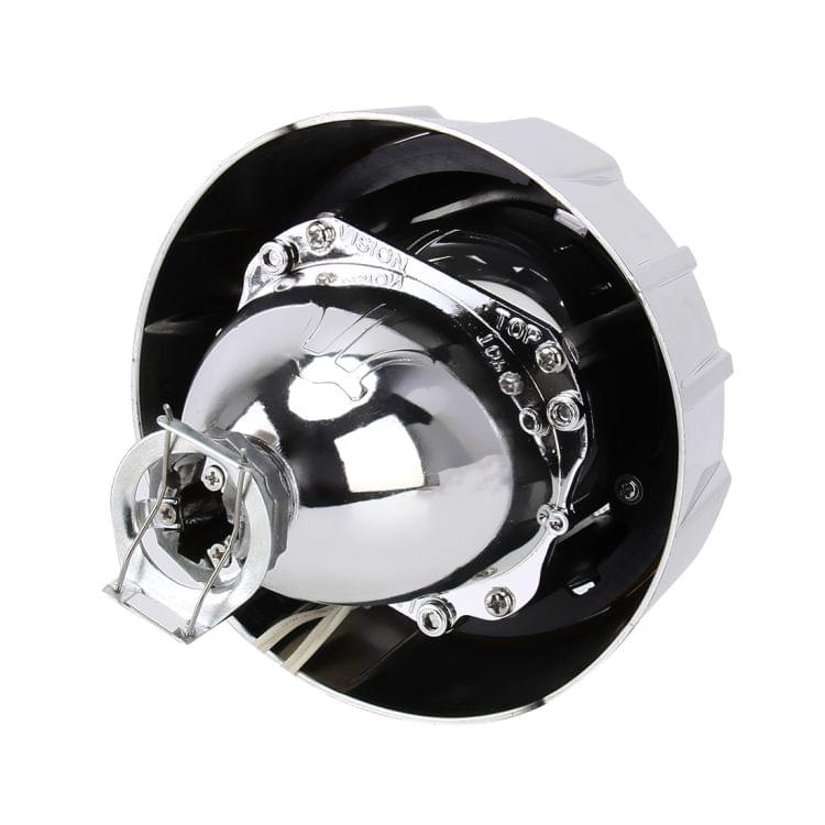 IPHCAR G262 H1 3.0 inch 12V Bi-Xenon Projector Lens Headlight with Exquisite Angle Eyes Decoration for Left Driving(Red)