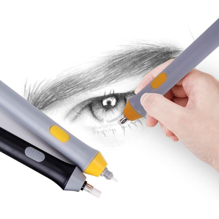 TC8302 Sketch Drawing Automatic Pencil Electric Eraser Art Supplies Student Stationery(Black)