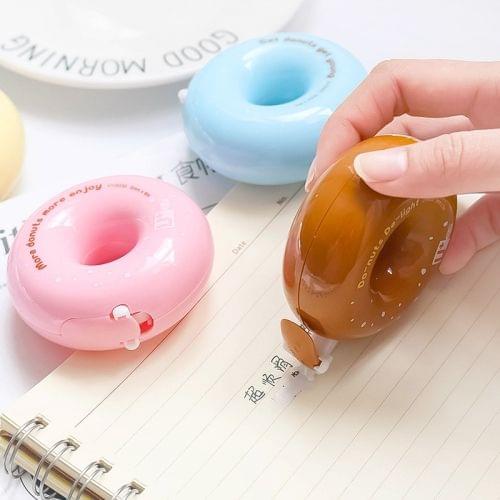 LMT035 Creative Cute Donut Correction Tape Student Stationery School Supplies, Random Color Delivery