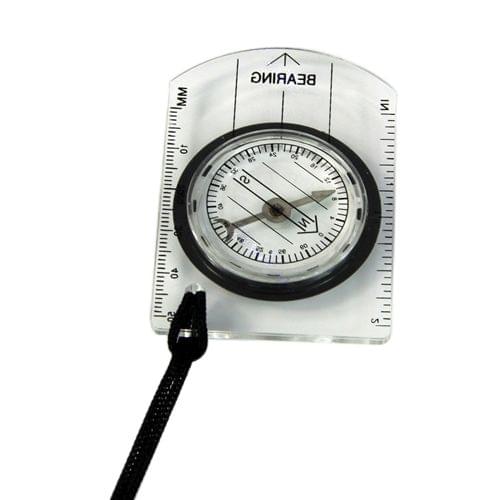 External Measure Compass Outdoor Hiking Camping Baseplate Compass Map Measure Ruler– UNIQKART