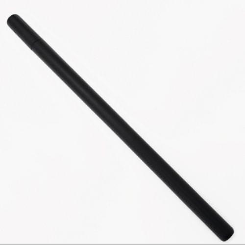 5 PCS Simple Triprism Ballpoint Pen Pure Metal Color School Office Stationery Supplies(Black)