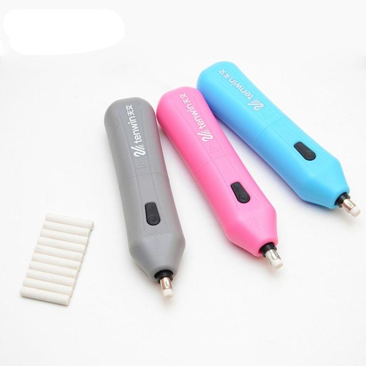 Cute Electric Eraser Children's Stationery Office Supplies(Grey)