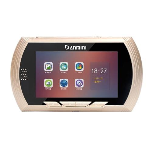 YB-45AHD-M 4.5 Inch Motion Detection Camera Video Smart Digital Door Viewer(Gold)
