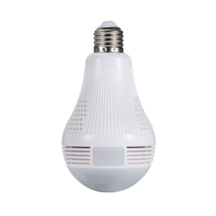 DP001 Light Bulb 360 Degrees Panoramic Fisheye Lens 1.3MP Camera, Support Remote Control, Screenshot and TF Card