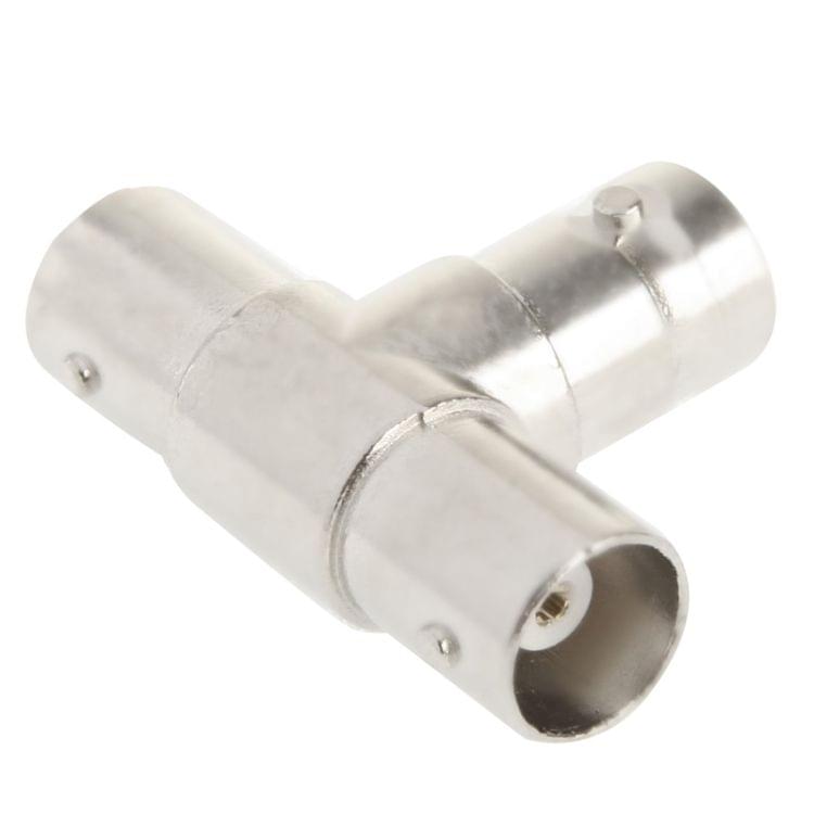3 Way BNC Female to Double BNC Female T Adapter