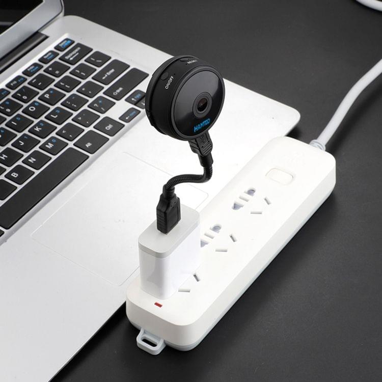 HAMTOD Q13 HD 1080P WiFi Control 150 Degrees Wide Angle Comparable Intelligent Camera, Support TF Card & Night Vision & Motion Detecting(Black)