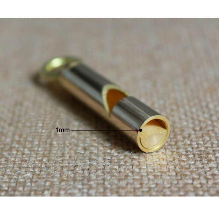 5 PCS Keychain Vintage Brass Whistle Loud Outdoor Camping Train Rescue Survival Whistle Personal Protection Tool Self Defense