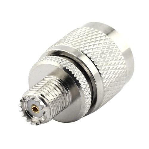 UHF Male to Mini UHF Female Connector RF Coaxial Adapter