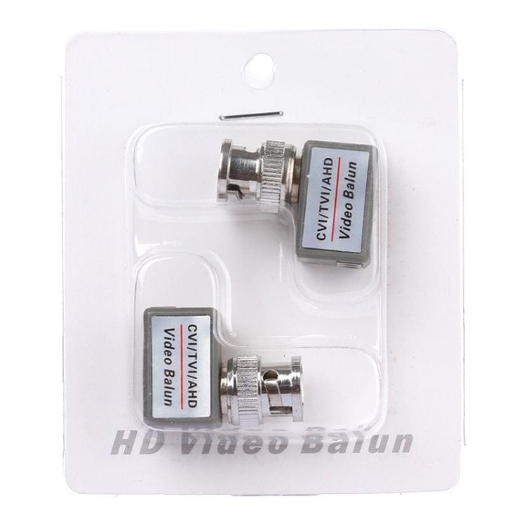 2 PCS 202C-HD CVI/TVI/AHD 1CH Passive Video Balun Coaxial Adapter