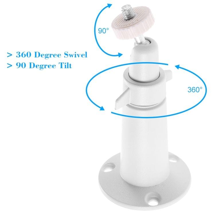 Metal Adjustable Mount Wall Table Ceiling Security Bracket Indoor Outdoor For Arlo/Arlo Pro Camera CCTV Accessorie(white)