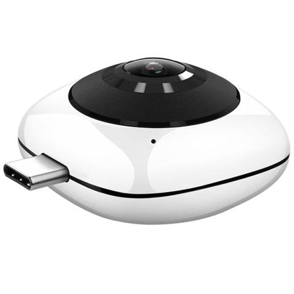 For Huawei CV60 Panoramic Camera with Dual 13 Megapixel Lens, Support 360 Degree Photo / Video, Asteroid / Crystal Ball / Fish Eye Effect, Self-timer, Social Sharing, Animation Production, VR Browsing(White)