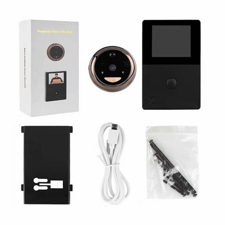 MA5 2.8 inch OLED Display Screen 1.0MP Security Camera Smart WiFi Video Doorbell, Support TF Card (32GB Max)
