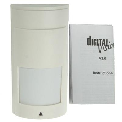 PA-525D Wired Dual Infrared and Microwave Digital Motion Detector(White)