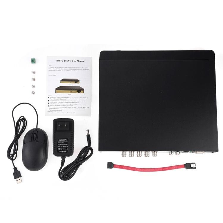 8CH H.264 720P HD DVR Digital Video Recorder, Support VGA / HDMI / RJ45 NET / USB 2.0(Black)