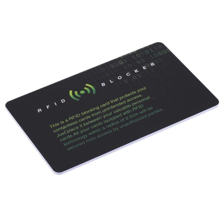 Scanner Guard Card RFID Blocking Card, Built-in Patented ID Protection ...