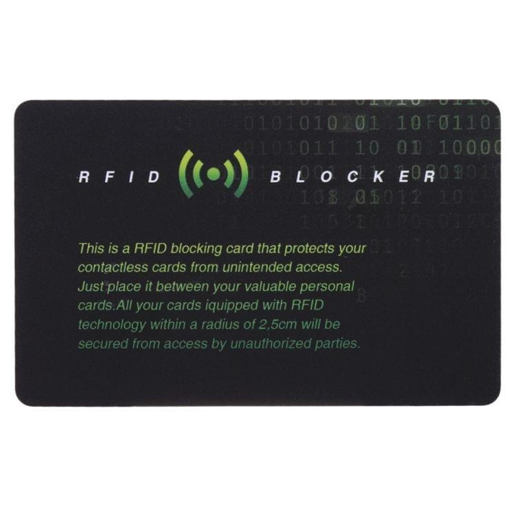 Scanner Guard Card RFID Blocking Card, Built-in Patented ID Protection