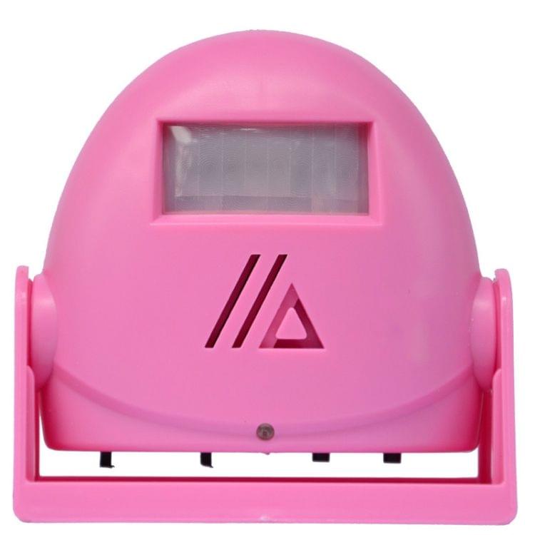 Wireless Intelligent Doorbell Infrared Motion Sensor Voice Prompter Warning Door Bell Alarm(Yellow)