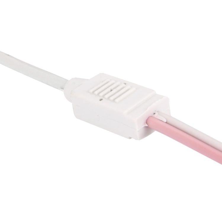 CCTV Safety Camera Power Video Male to Female Cable, Length: 15m(White)