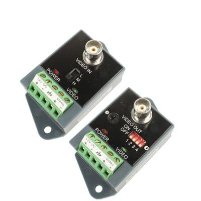 Active CCTV UTP Twisted Pair Video Balun Transmitter and Receiver