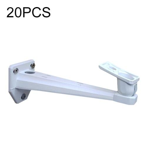 20 PCS Aluminum Alloy Universal Support Wall Mounted Bracket for Monitor Camera(White)