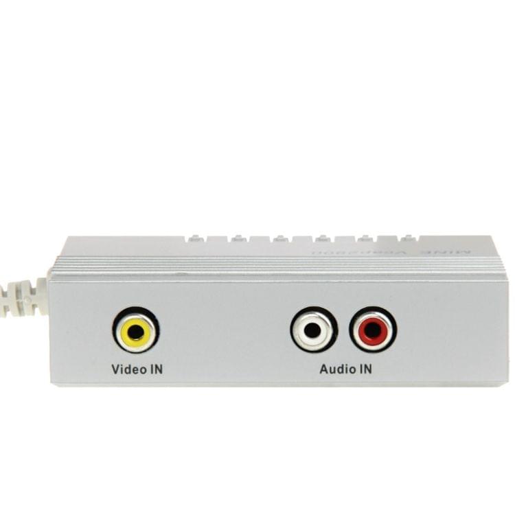 Mine Vcap 2900 USB Video Capture Box, Plug and Play, Compatible with Android / Mac OS / Linux / Windows Operate System(Silver)