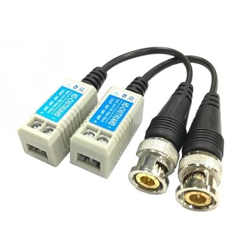 2 PCS Anpwoo 100C Upgrade Version Screw-type Coaxial HD-CVI/AHD/CVI 1CH Passive Transceiver Video Balun