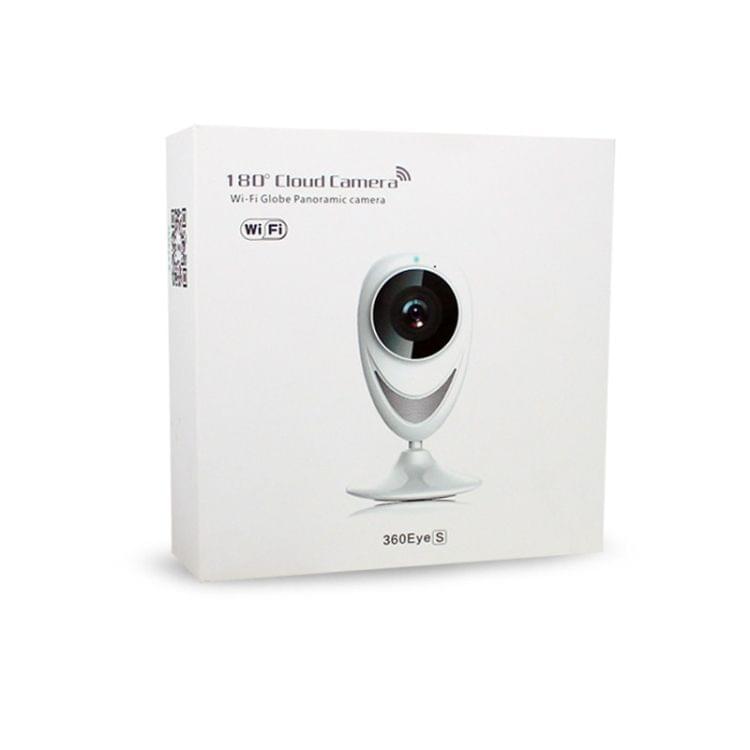 360EyeS EC8-G6 180 Degree HD Network Panoramic Camera with TF Card Slot ,Support Mobile Phones Control(Black)