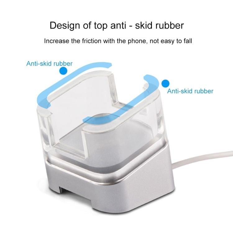 Mobile Phone Anti-theft Alarm Display Stand with Remote Control for Galaxy, Huawei, HTC, LG, Google, Xiaomi and the Smartphones with Micro USB Port