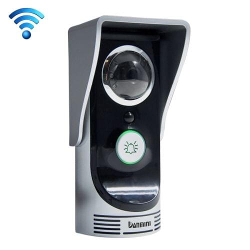 Waterproof WiFi Remote Video Intercom Doorbell with 1/3 inch 1.0MP Camera, Support iOS & Android APP, Waterproof Level: IP55(Silver)