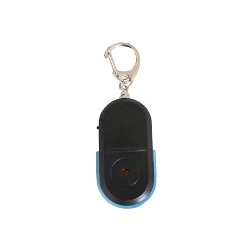 5 PCS Portable Anti-Lost Alarm Key Finder Wireless Whistle Sound LED Light Locator Finder(Blue)