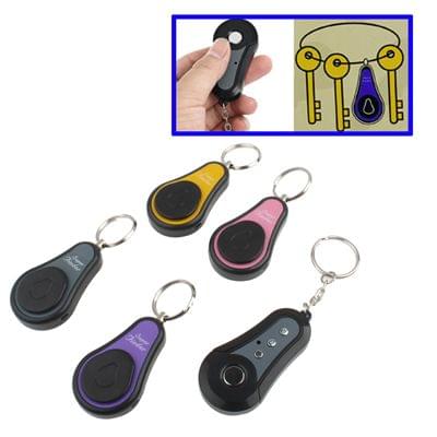 4 in 1 Wireless RF Super Electronic Finder Anti-lost Alarm Key Chain (Gray+Yellow+Pink+Purple)(Black)