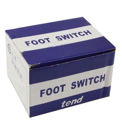 TFS-201 AC 250V 10 A Electric Power Plastic Foot Switch Power Pedal, Cable Length: 1m