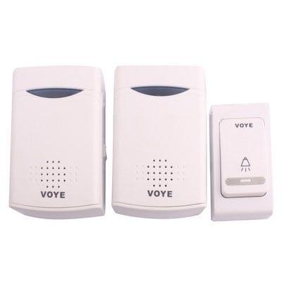 Wireless Remote Control Chime Door Bell with Double-Receiver