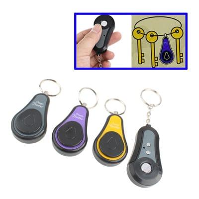 3 in 1 Wireless RF Super Electronic Finder Anti-lost Alarm Key Chain (Gray+Yellow+Purple)(Black)