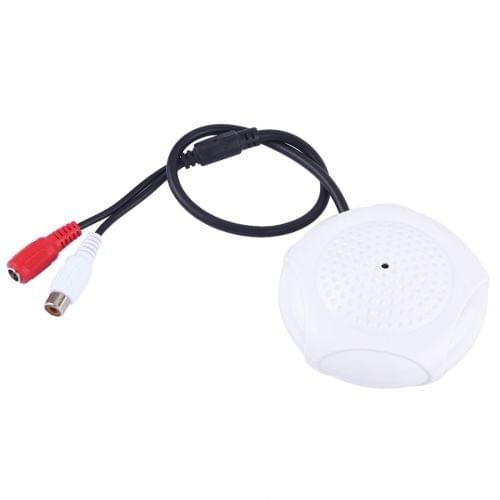 Mini Car High-fidelity Audio Pickup Device Monitoring Sound Listening Device (White)