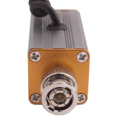 BNC F Input Connector Coaxial Video Signal Lightning Arrester Surge Protector(Silver)