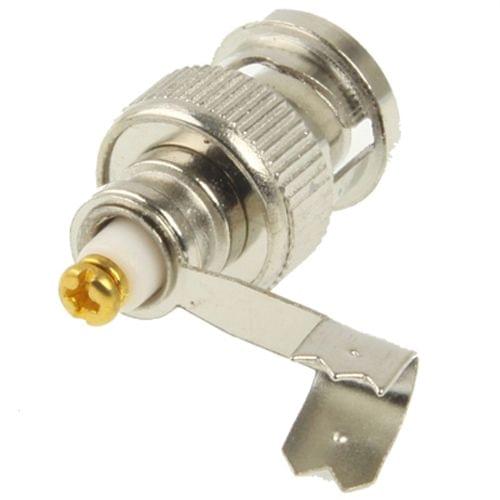 BNC Male Plug Bend Connector Adapter to Coaxial Cable
