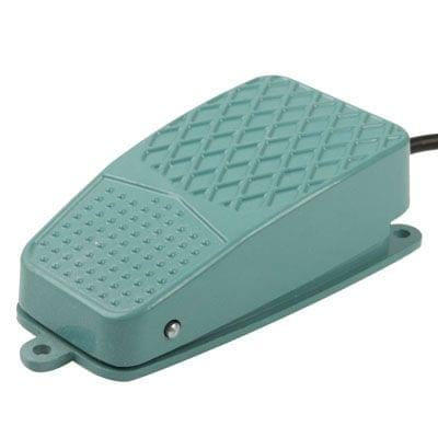 TFS-2 AC 250V 10A Anti-slip Metal Case Foot Control Pedal Switch, Cable Length: 90cm