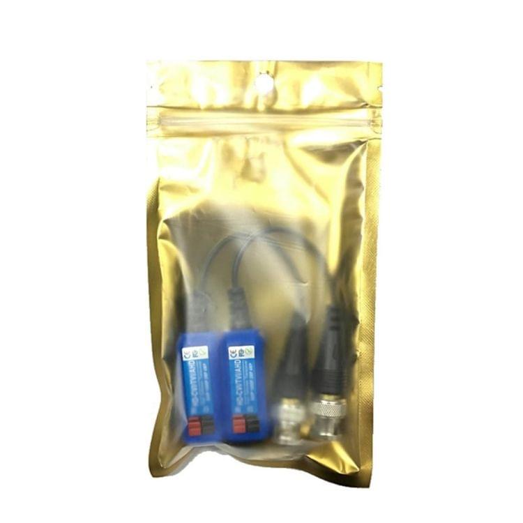 2 PCS Anpwoo 800C Spliceable Top Press Screwless-type Video Balun HD-CVI/AHD/HDVI 1CH Passive Transceiver