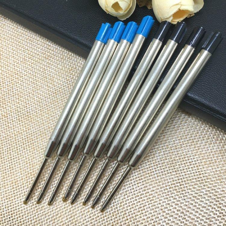 10 PCS Tactical Pen Refills Roller Ball Pen Refill Black Ink Fit for Multi-kinds for Tactical Defense Pen(Blue)