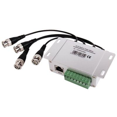 4 CH UTP Passive Video Balun , CCTV Via Twisted Pairs