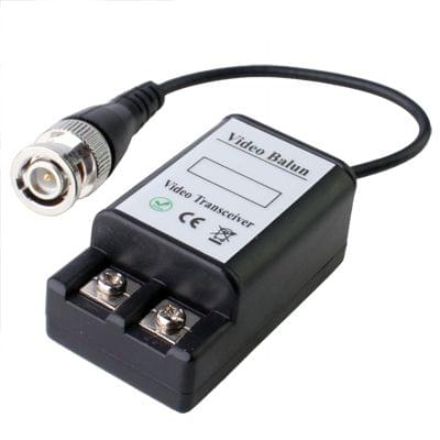 2 PCS 1 Channel Passive Video Transceiver(Black)