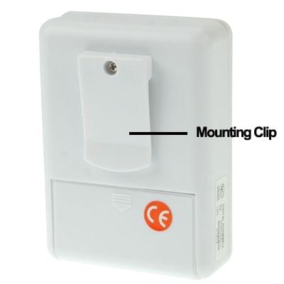 Electro Guard Watch IR Remote Detection System / Wireless Doorbell(White)