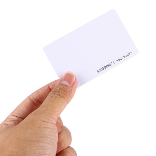 EM ID Card TK4100/EM4100 125KHZ Ultra Thick Card Access Control System Card for Access Control Time Attendance(White)
