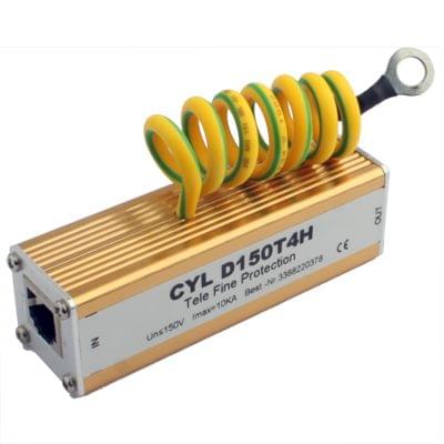 Sensitive Telecom Telephone Audio Signal Device Lightning Surge Protector Arrester