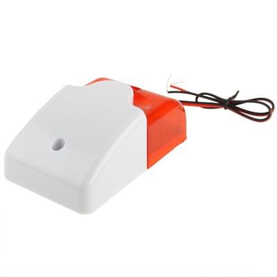 Mini Wired Red Strobe Siren for Burglar Security Alarm