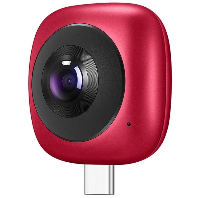 Huawei 210 Degree Wide Angle Dual 13 Megapixel Lens Panoramic Camera, Support 360 Degree Photo / Video, Asteroid / Crystal Ball / Fish Eye Effect, Social Sharing, Animation Production, VR Browsing(Red)
