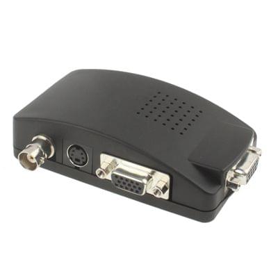 S-Video / BNC to VGA Signal Converter